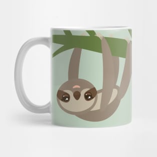 cute sloth, illustration Mug